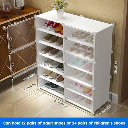 24 Pair Shoe Rack Organizer + Free Shipping 