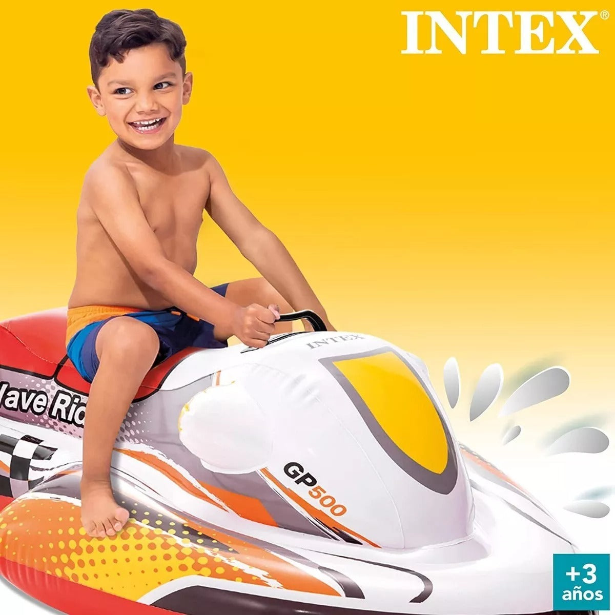 Flotador Con Diseño De Moto Acuática Intex + Envio Gratis