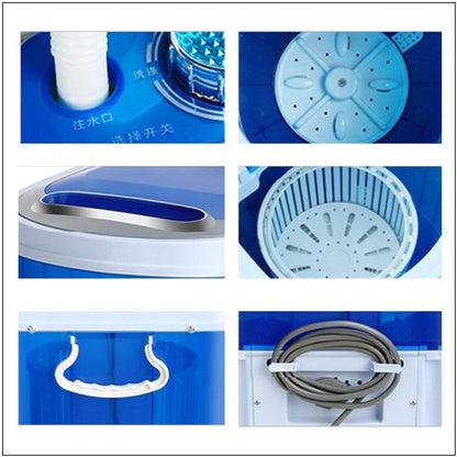 Portable Washing Machine With Drain Basket + Free Shipping 