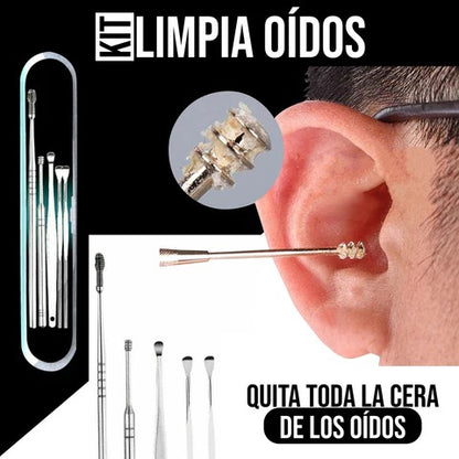 Set Limpidor De Oídos 6 Piezas + Envio Gratis