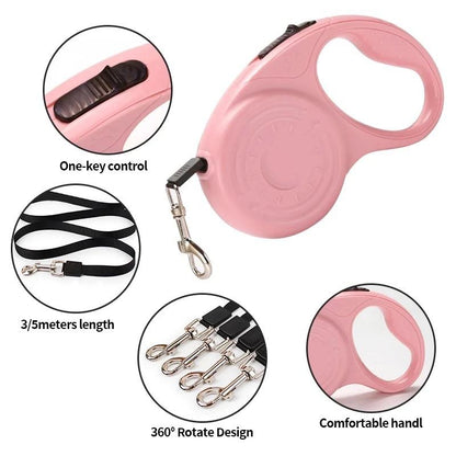 3m Retractable Leash for Pets + Free Shipping