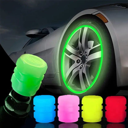 Luminous Valve Caps x5 UNITS + Free Shipping 