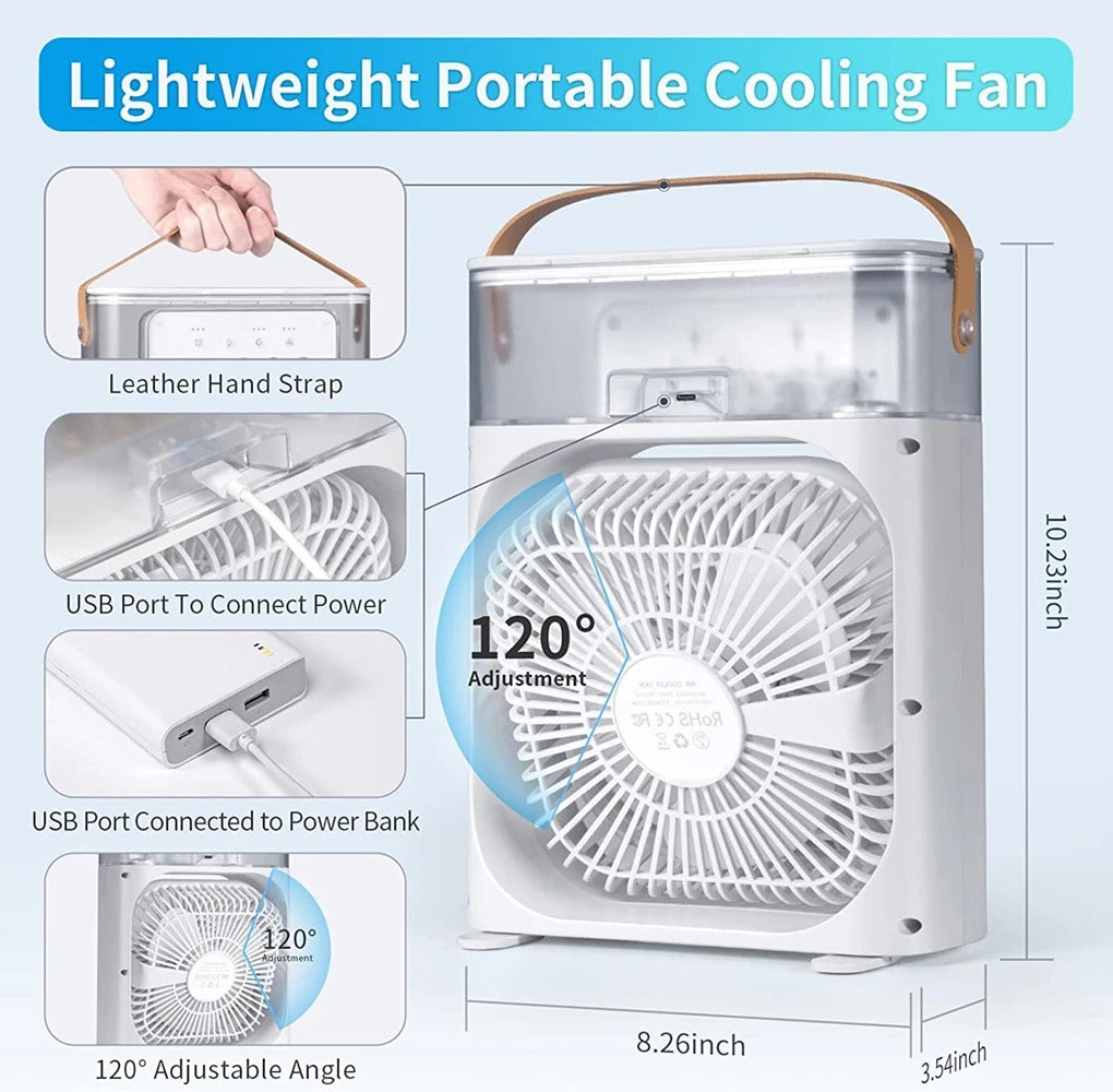 Ice Bucket + Humidifier Fan + Free Shipping 