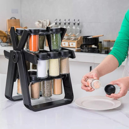 18 Piece Rotating Seasoning Rack + Free Shipping 