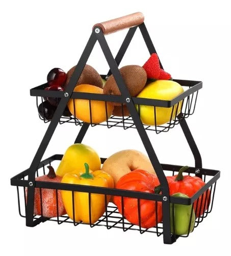 Organizador De Frutas  2 Niveles + Envio Gratis