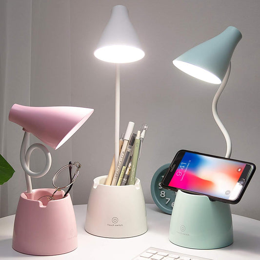 Rechargeable Lamp with Cell Phone Holder + Free Shipping 