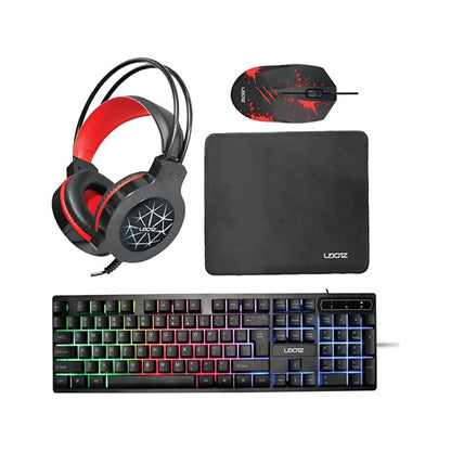 Combo De Teclado Gamer Jedel 4 En 1 + Envio Gratis