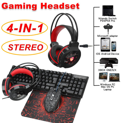 Combo De Teclado Gamer Jedel 4 En 1 + Envio Gratis