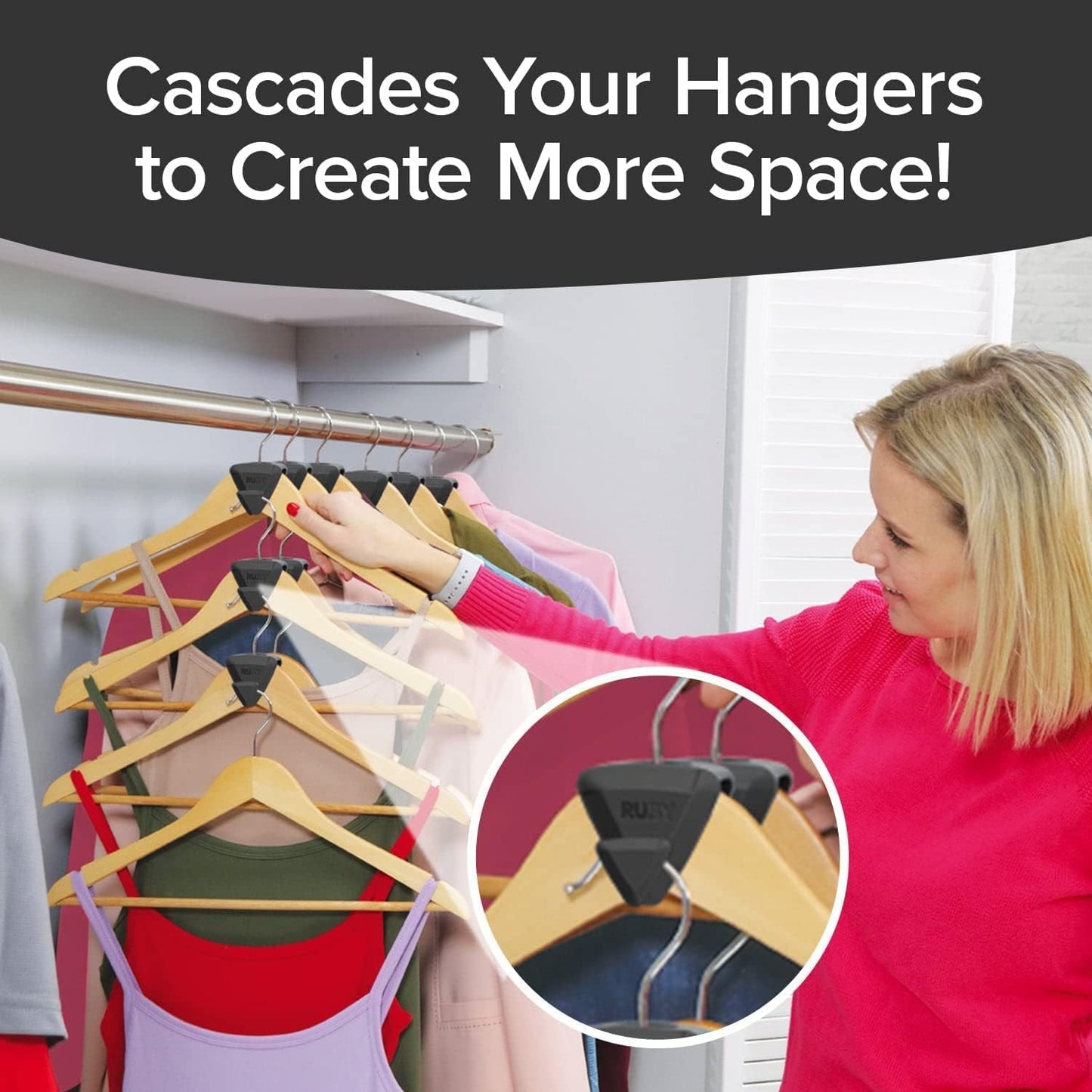 Space Saving Clothes Hook x 15 Units + Free Shipping 