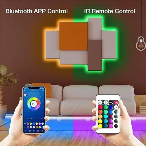 RGB Multicolor LED Strip Light 5mts USB With Control And Adapter + Free Shipping