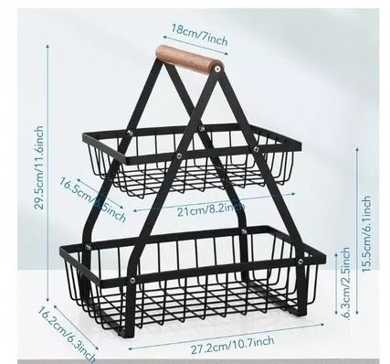 2 Tier Fruit Organizer + Free Shipping