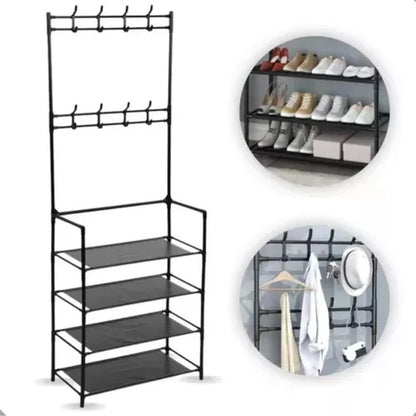 Multifunctional Organizer Shelf With Hooks + Free Shipping 