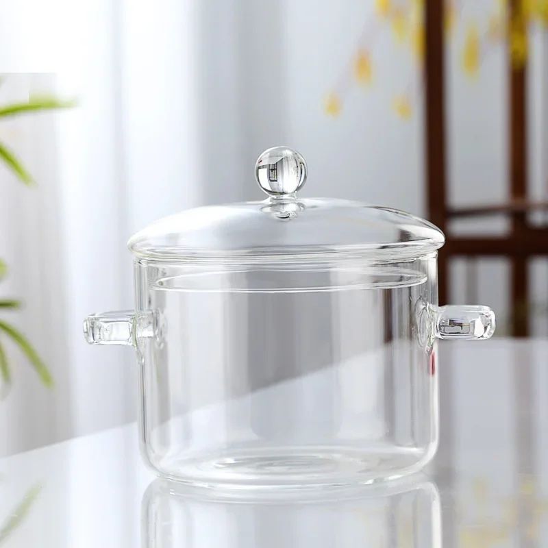 Clear Glass Pot 