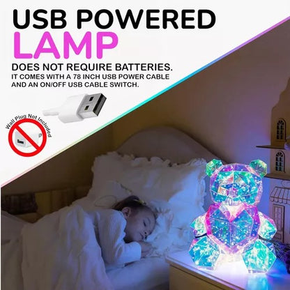 Oso con luz LED  USB + Envio Gratis