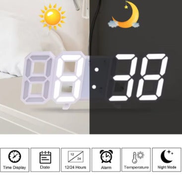 3D LED Digital Clock + Free Shipping 