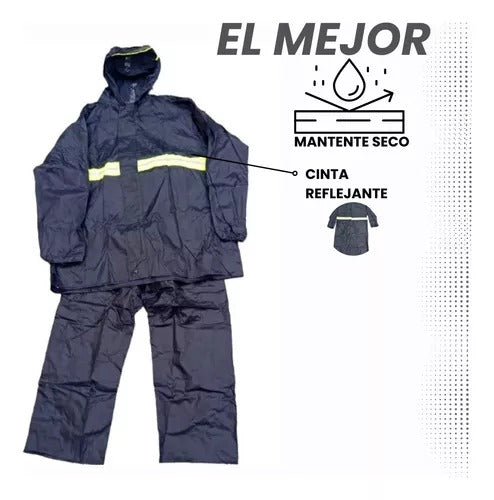 Impermeable Reflectivo  De 2 Piezas + Envio Gratis