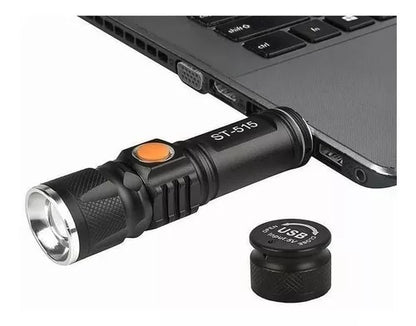 Mini USB Rechargeable Flashlight + Free Shipping 