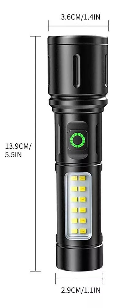 USB Rechargeable Tactical Flashlight + Free Shipping