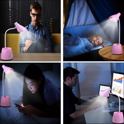 Rechargeable Lamp with Cell Phone Holder + Free Shipping 