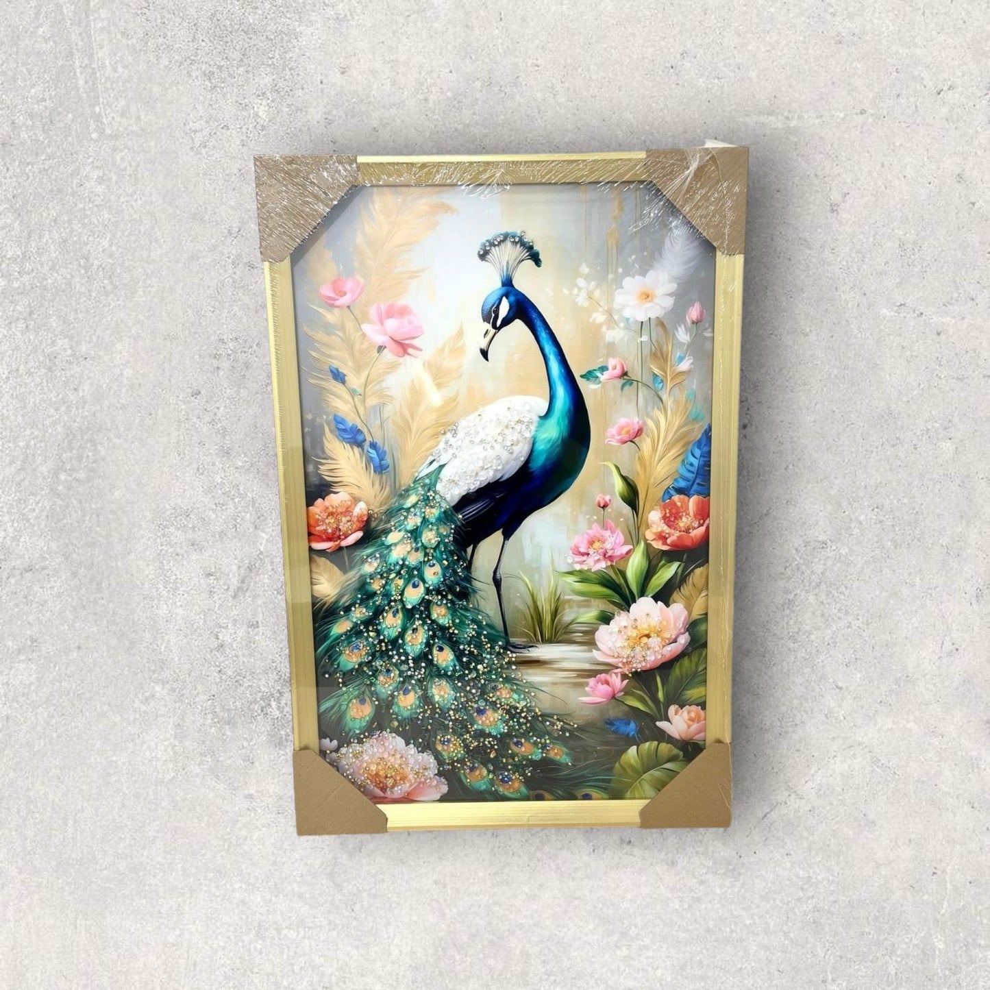 Peacock Painting + Free Shipping 