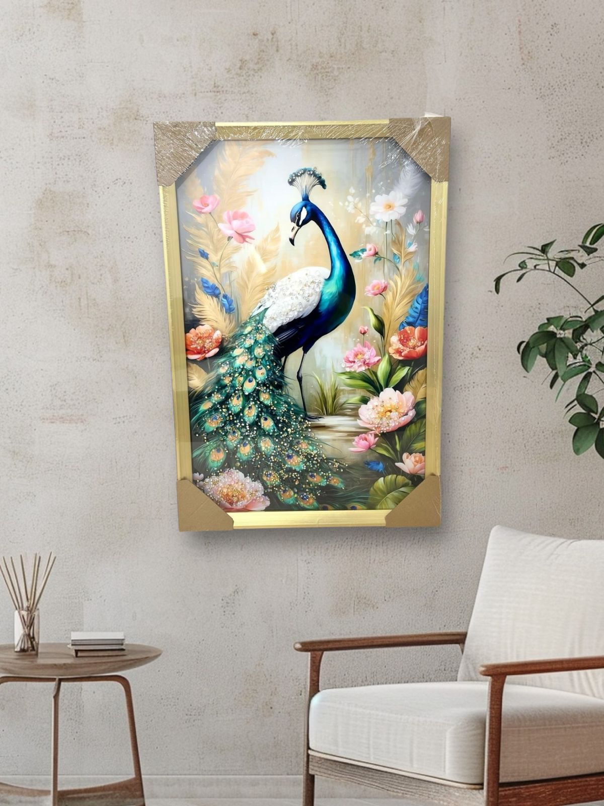 Peacock Painting + Free Shipping 