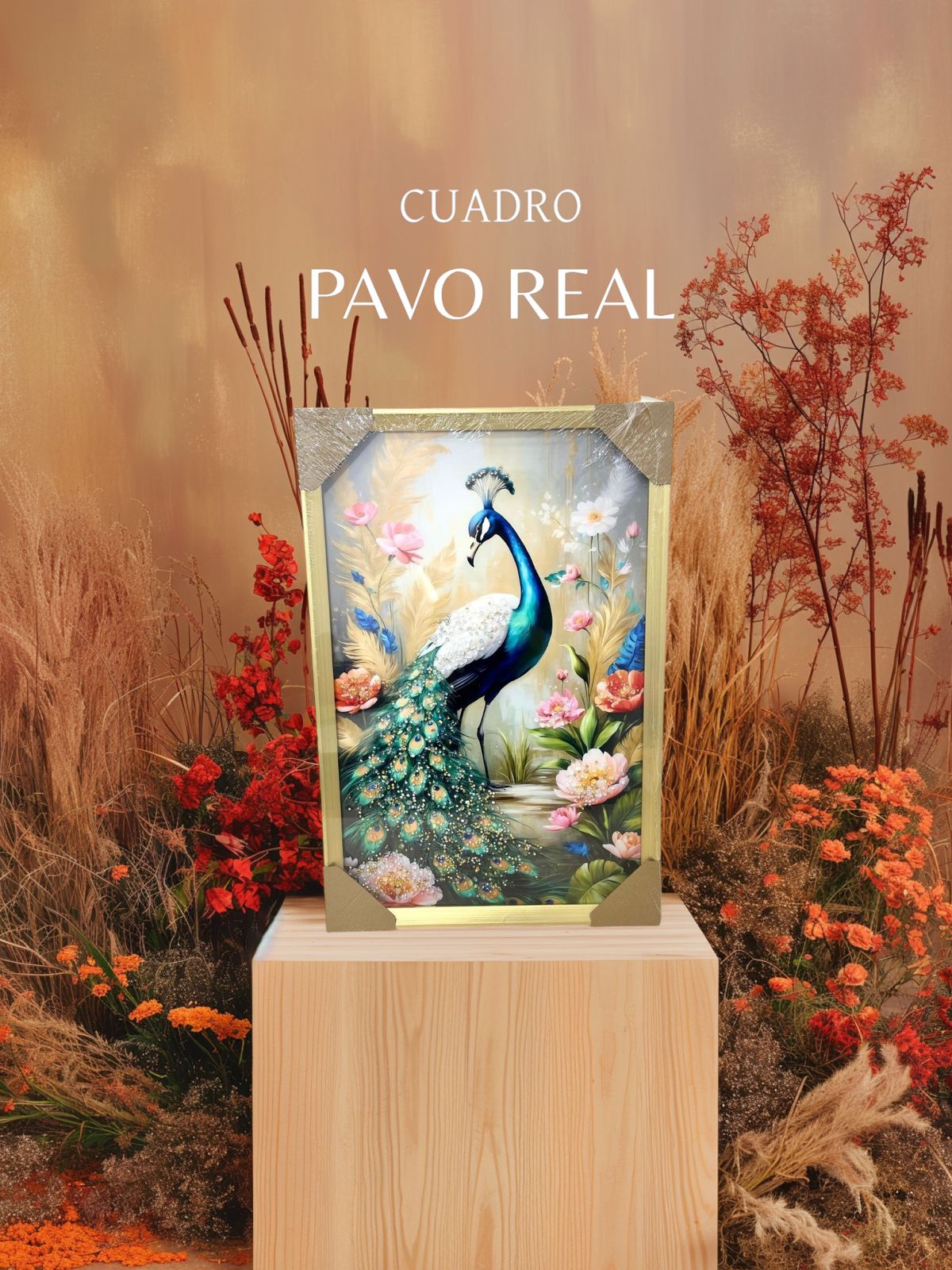 Cuadro de Pavo Real+ Envio Gratis