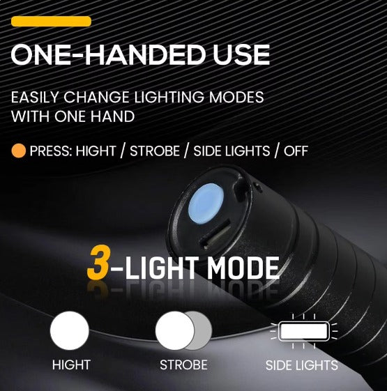 Mini USB Rechargeable Tactical Flashlight + Free Shipping 