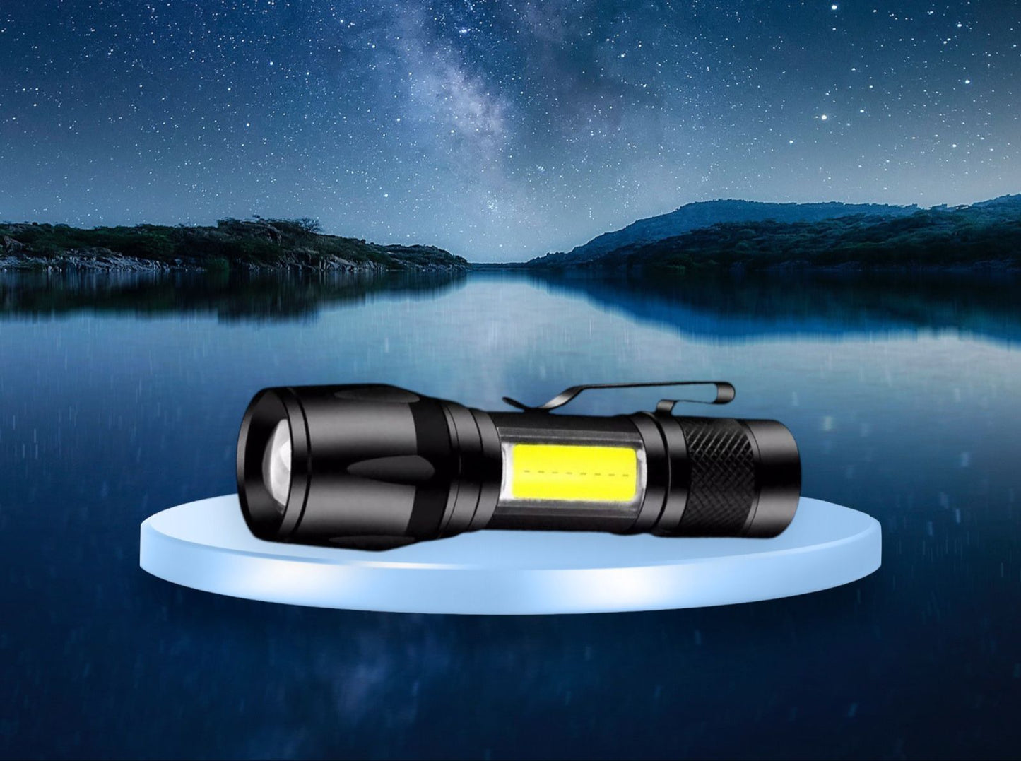 Mini USB Rechargeable Tactical Flashlight + Free Shipping 