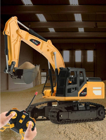 Retro Remote Control Excavator Power Truck + Free Shipping 