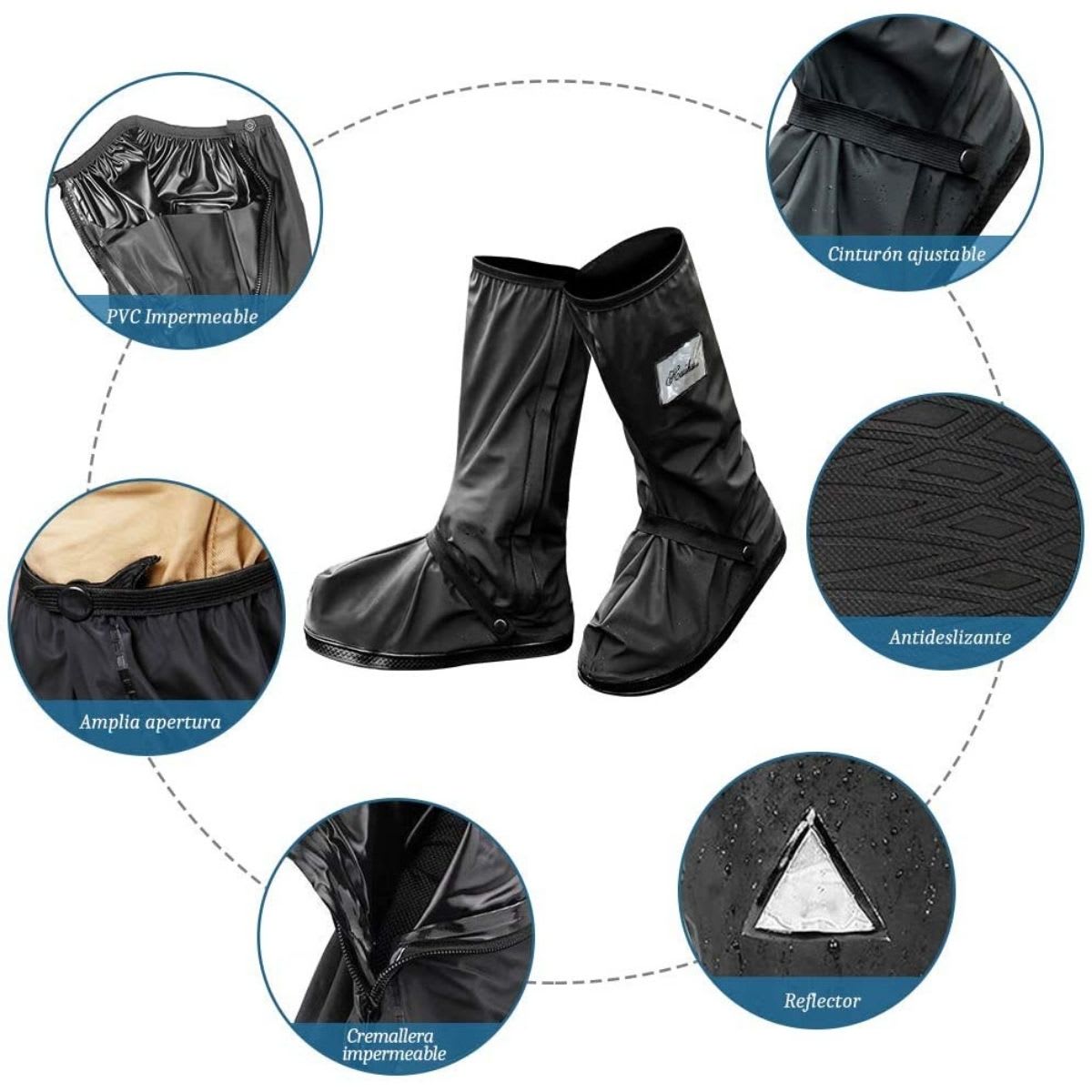 Botas Para Lluvia Impermeables + Envio Gratis