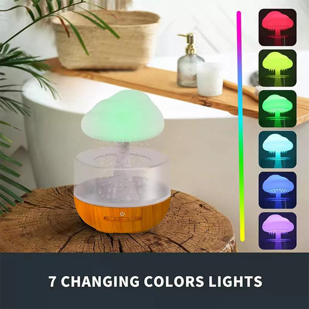 Multicolor Rain Cloud Humidifier + Free Shipping