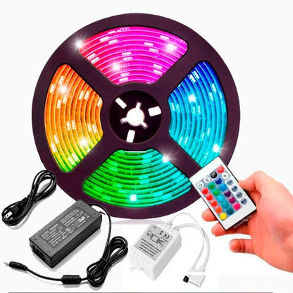 RGB LED Strip With Control 5M + Free Shipping