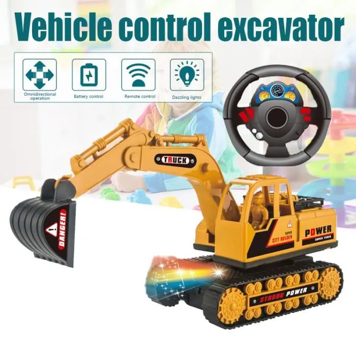 Excavadora Truck A Control Remoto + Envio Gratis