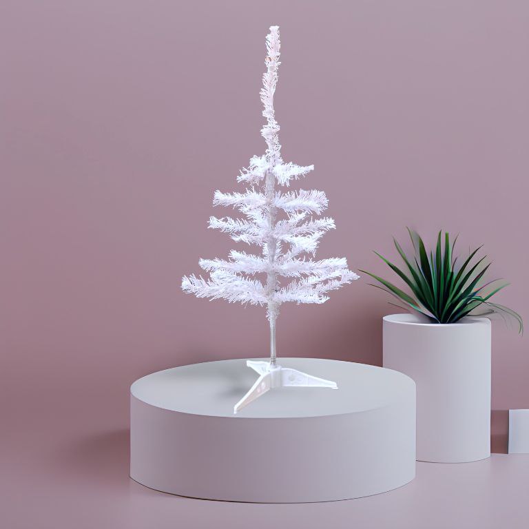 Mini Christmas Tree For Table White 60CM + Free Shipping