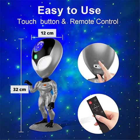 Alien Galaxy Projector Lamp With Remote + Free Shipping 