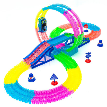 163 Piece Neon Track + Free Shipping 