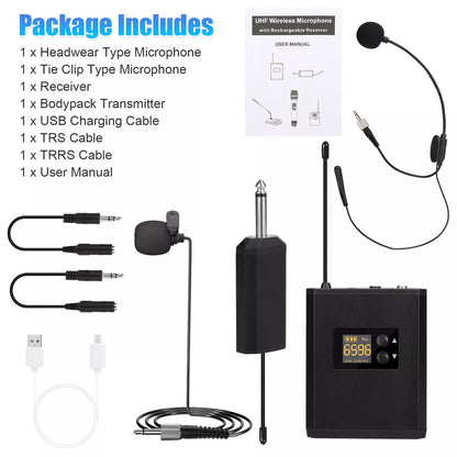 TTD M09 Wireless Microphone Headband + Free Shipping 