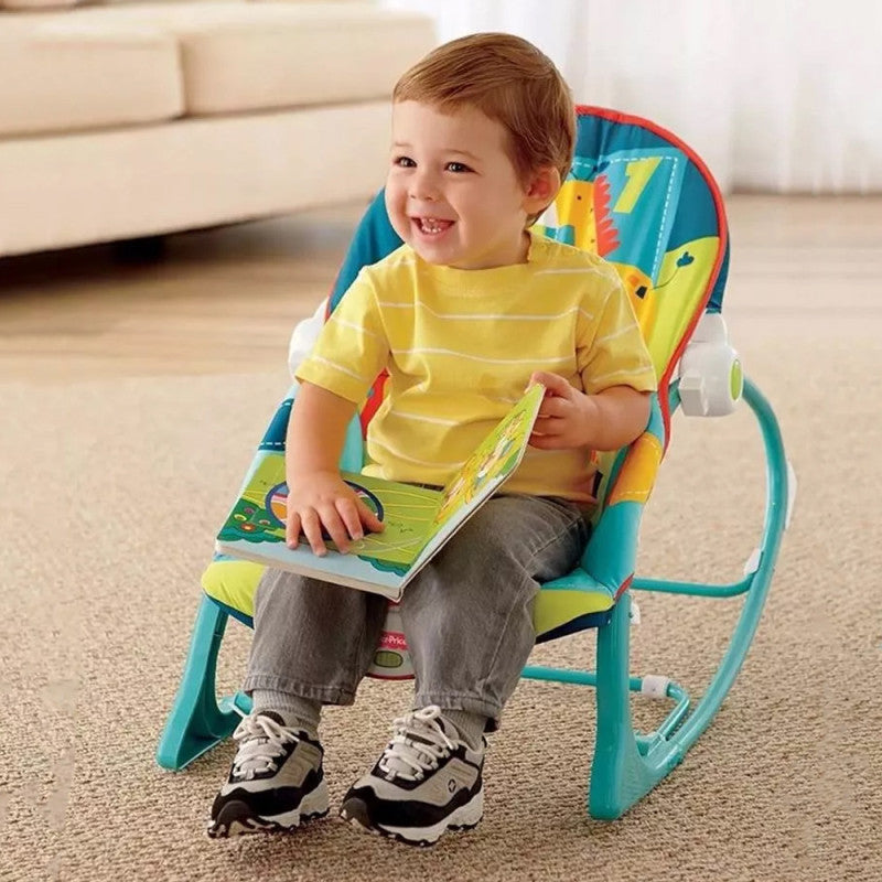 Vibrating Rocking Chair for Babies with Rattles 