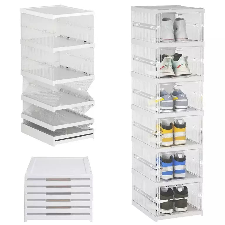 6 Tier Foldable Shoe Rack + Free Shipping 