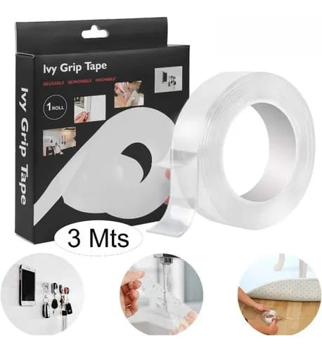 Washable Double Sided Tape Nano Silicone Tape Ivy Grip Tape