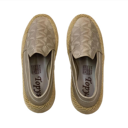 Women's Loafers Shoes Champagne Color