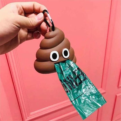 Mr Poo Emoji Design Pet Poop Bag Dispenser