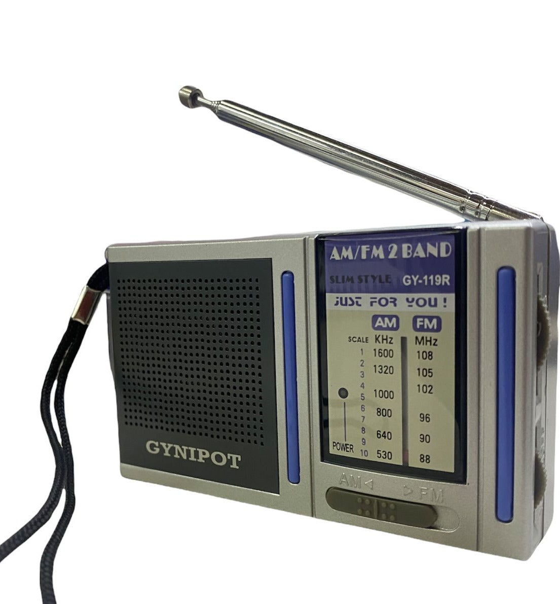 Gynypot Mini Portable Pocket Radio AM/FM 2 Band