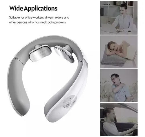 Portable electric neck massager