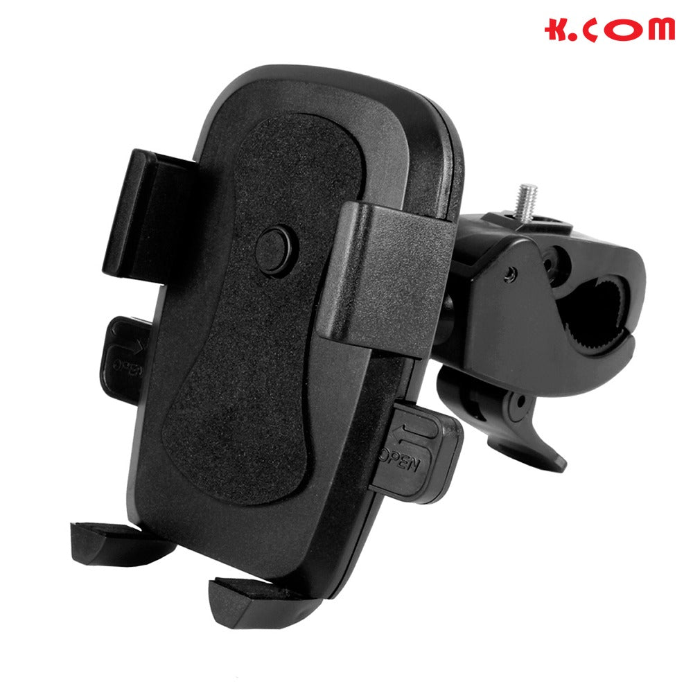 Motorcycle or bicycle cell phone holder