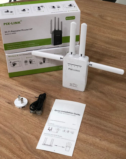 Pix - Link lv-wr09 4-antenna wifi repeater 