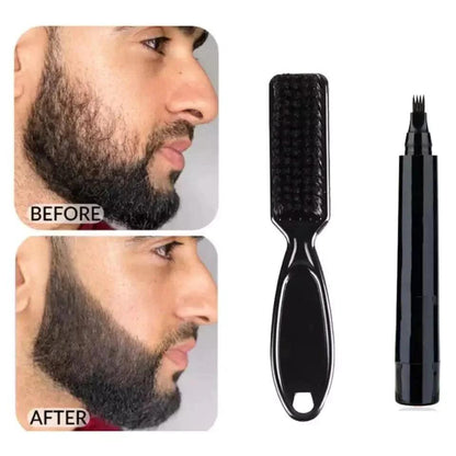 Beard Filler Pencil + Brush 