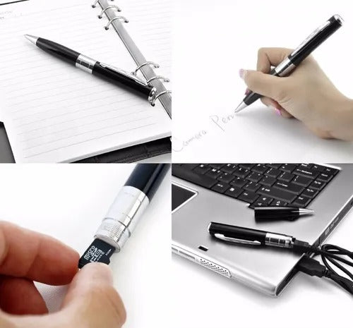 Spy Camera Pen Pencil Hidden Fullhd 1080p 