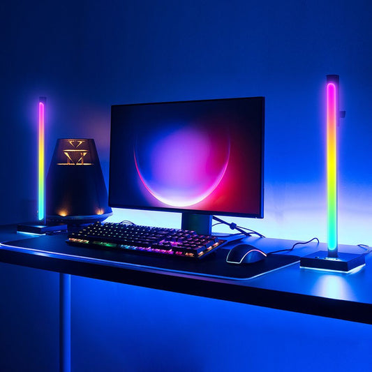 Audio-Rhythmic RGB LED Light Bars With Remote Control