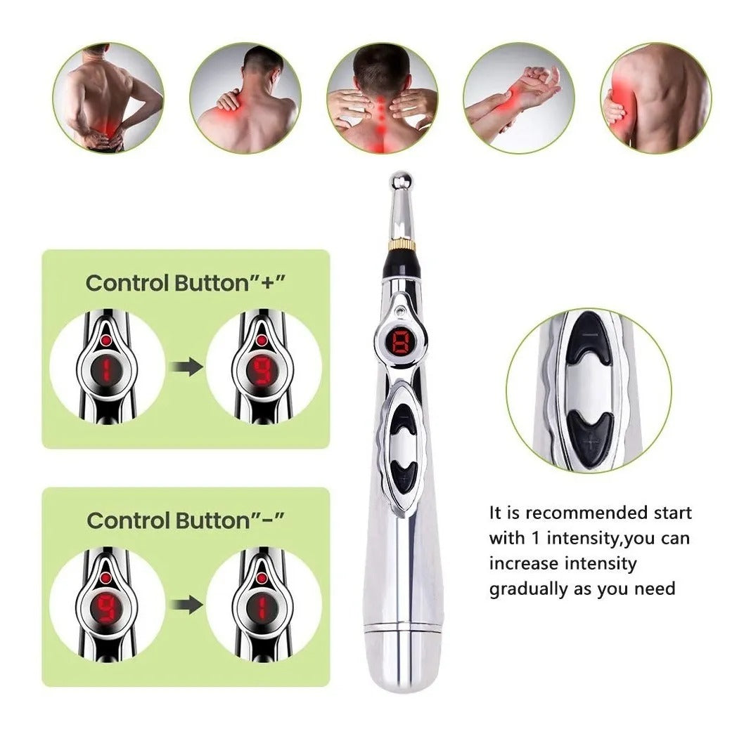 Electronic Acupuncture Pen + 4 Heads